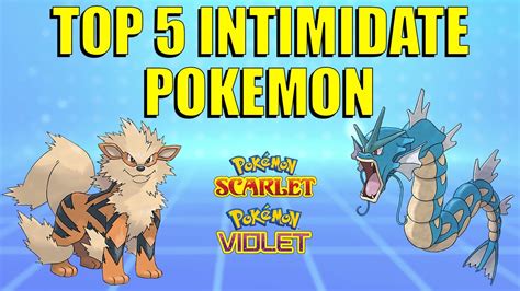 intimidate pokemon|Intimidate .